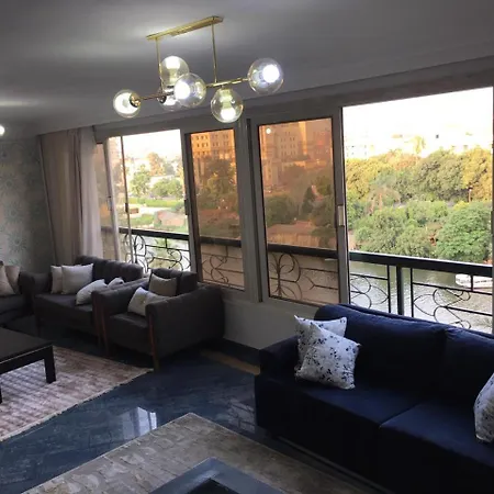 Luxury Duplex On The Nile In Manial Apartment
